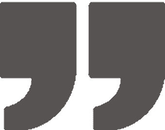 Dark gray quotation mark on black background.